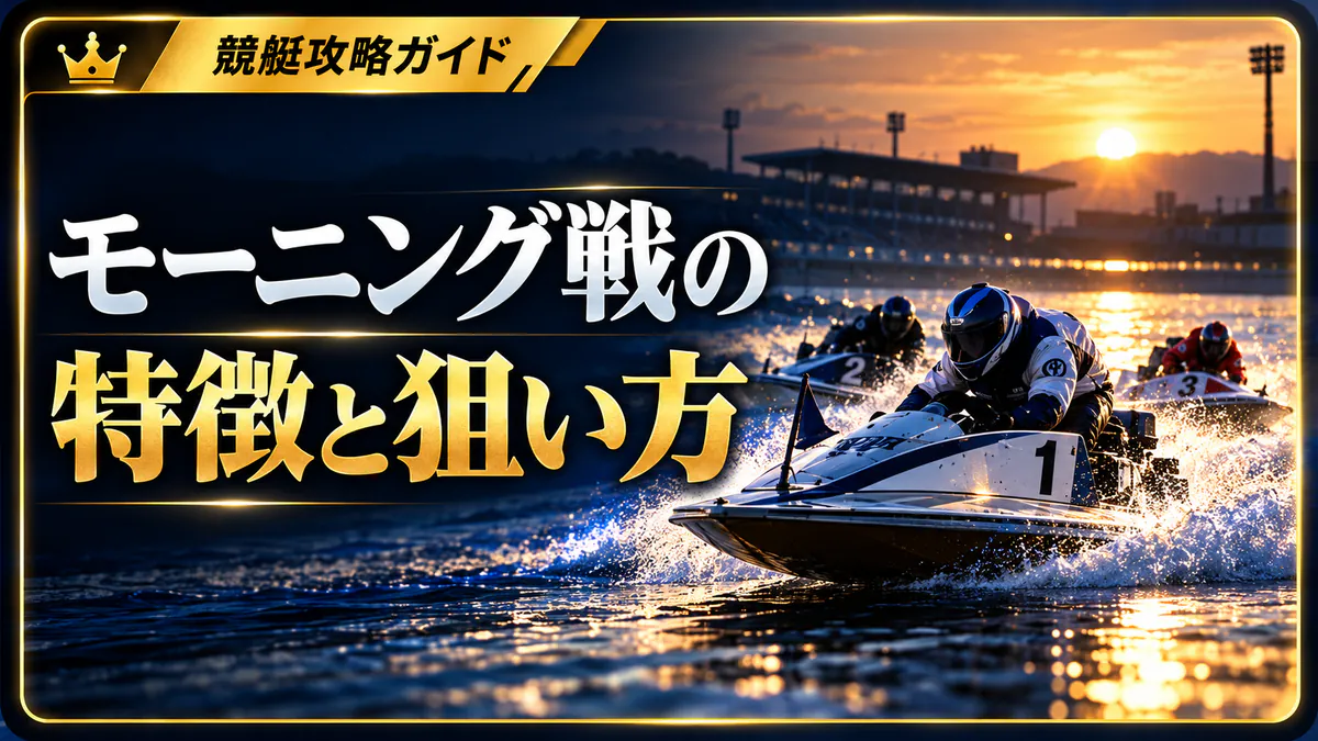 モーニングレースの特徴と狙い方
