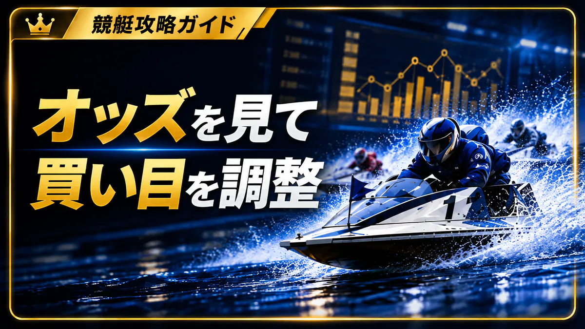 オッズを見て買い目を調整する実践方法