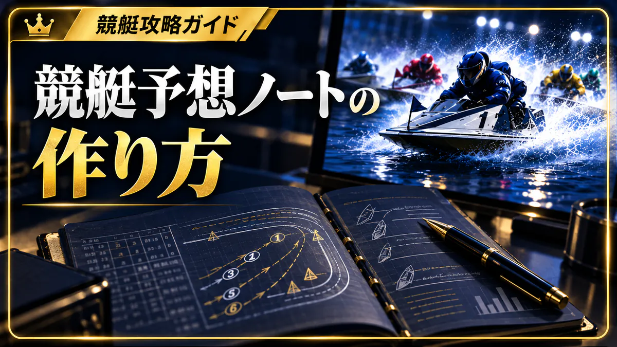 競艇予想ノートの作り方と振り返りサイクル
