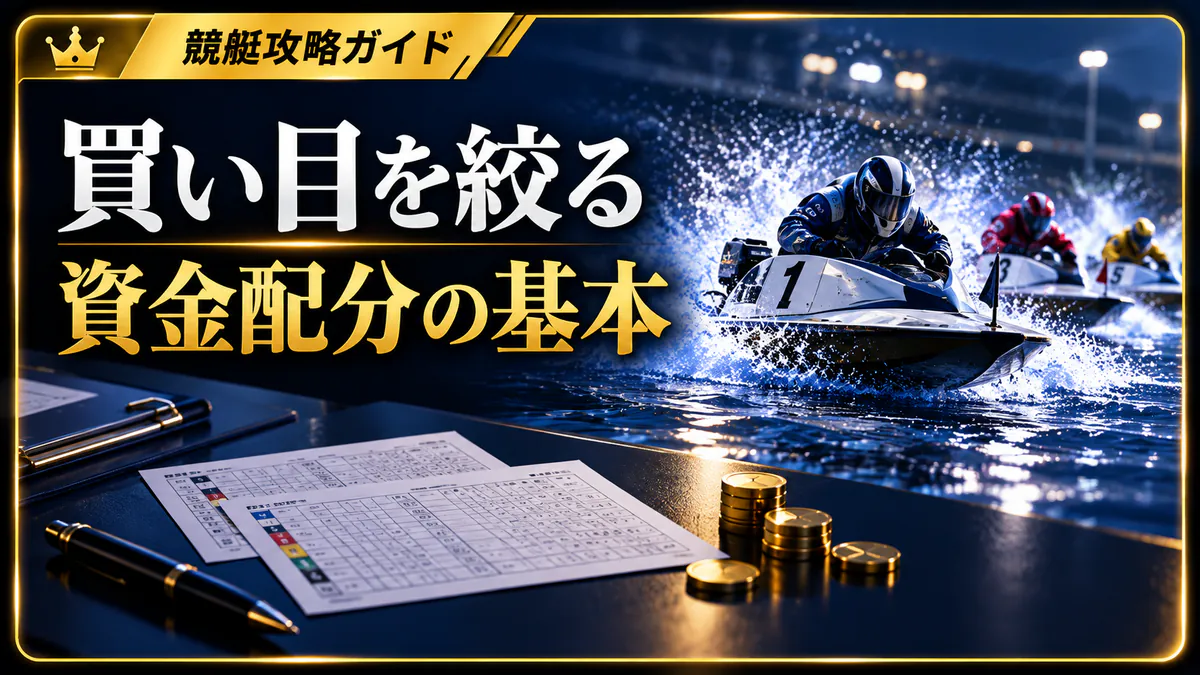 買い目を広げすぎないための資金配分戦略